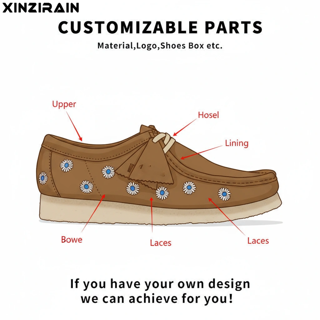 Wallabee Shoes Wholesale for Custom Suede Designs