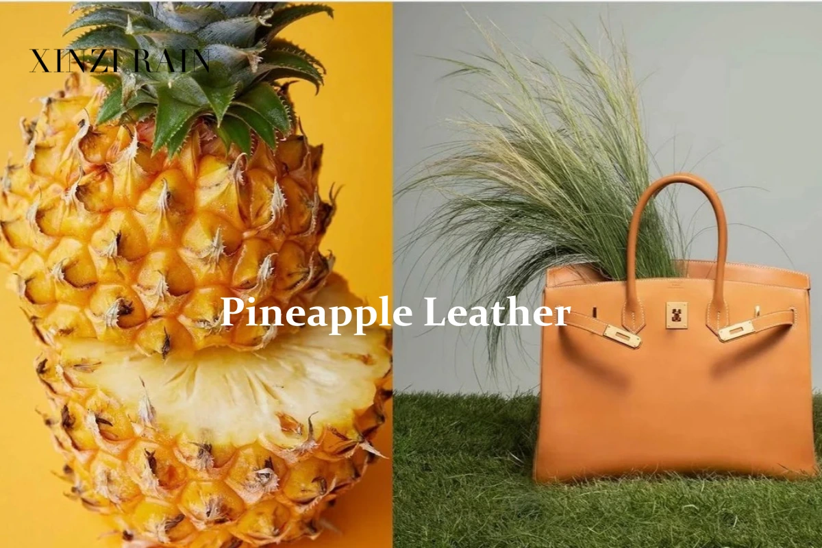 Pineapple leather eco handbag
