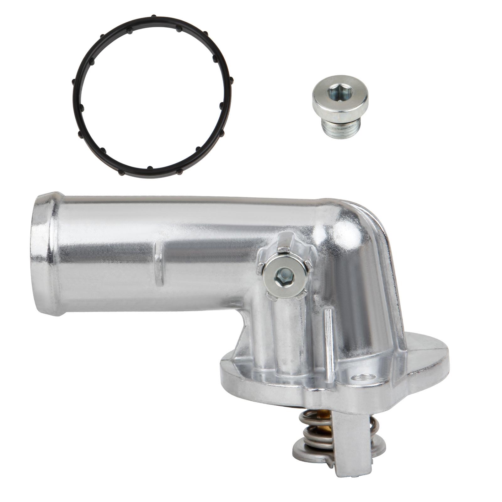 MITZONE Upgrade Aluminum Thermostat Housing Assembly Compatible with Dodge Durango Grand Cherokee 2011-2015 Wrangler JK 2012-2018 Replace 902-852 5184651AG 5184651AH MITZONE Upgrade Aluminum Thermostat Housing Assembly Compatible with Dodge Durango Grand Cherokee 2011-2015 Wrangler JK 2012-2018 Replace 902-852 5184651AG 5184651AH