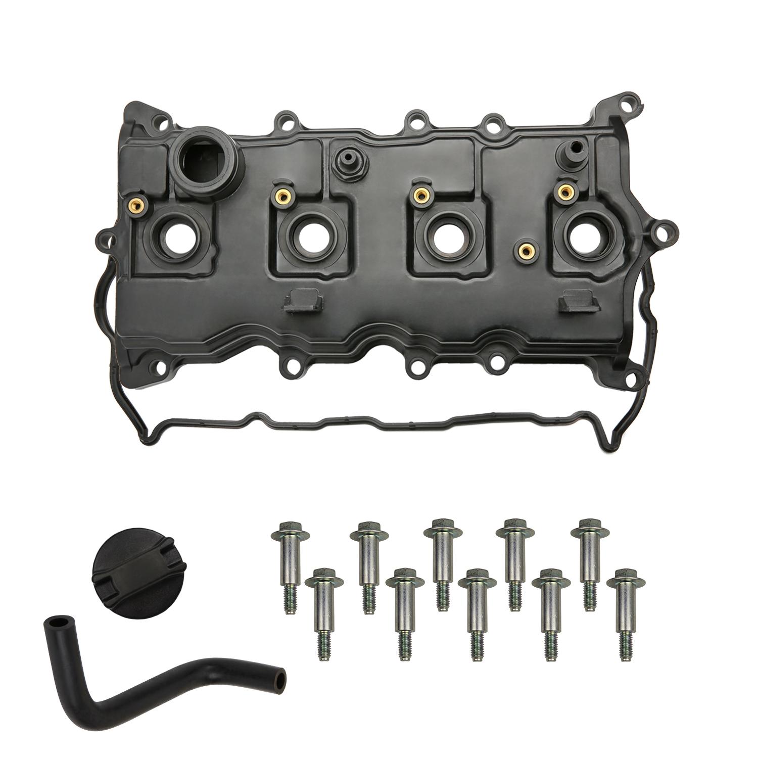 MITZONE Engine Valve Cover Compatible with 2007-2013 Nissan Altima Sentra SE-R 2.5L Part# 13264-JA00A 13270-JA00A