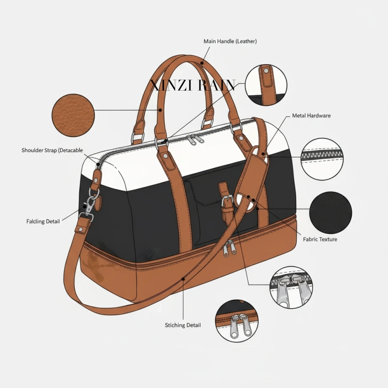 Oversized Travel Duffel Bag Carry-On Handbag | OEM Travel Bag Manufacturer China