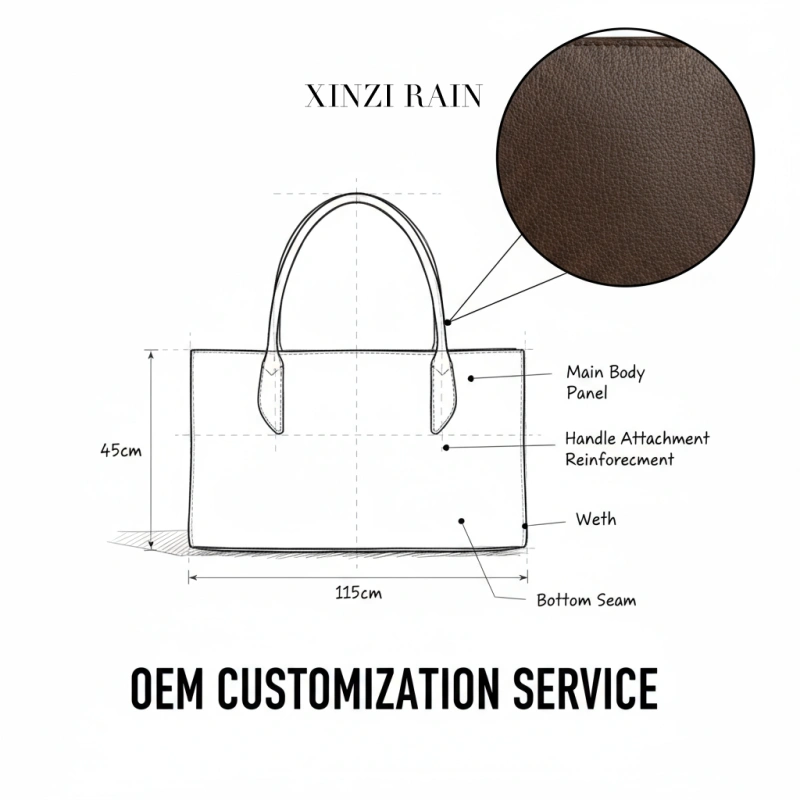 Custom Brown Leather Handbag | OEM/ODM Luxury Bag Manufacturer – XINZIRAIN