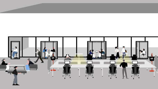 How the Office Supports Productivity and Culture in Hybrid Work