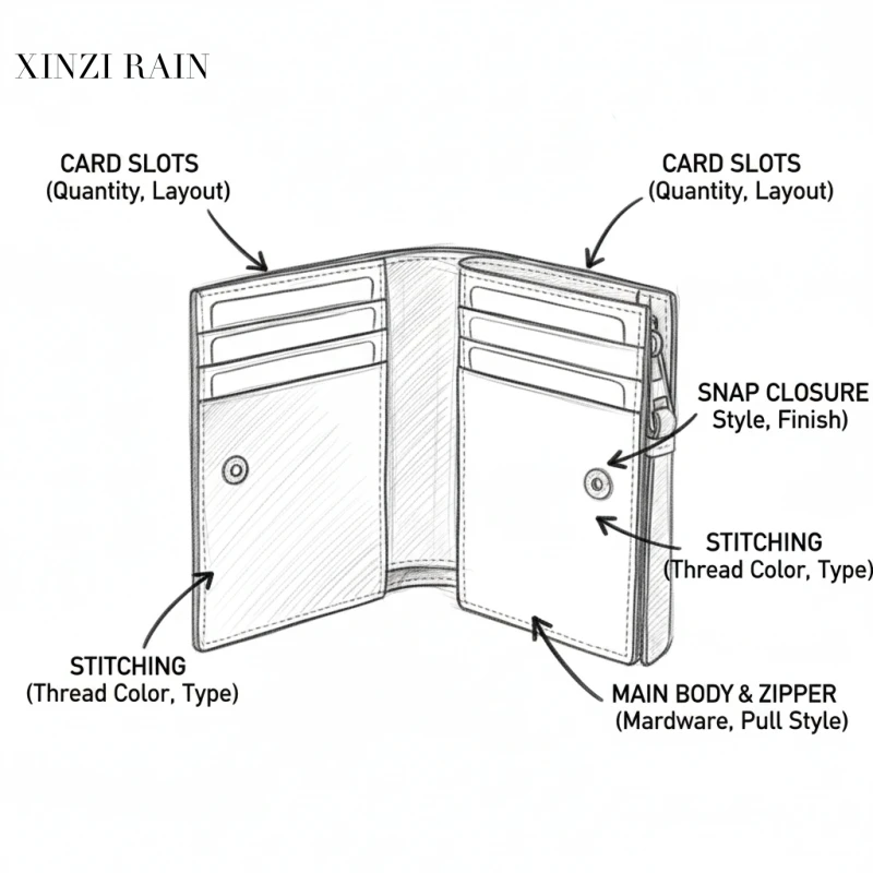 OEM Women’s Travel Wallet – Custom Leather Wallet Manufacturing