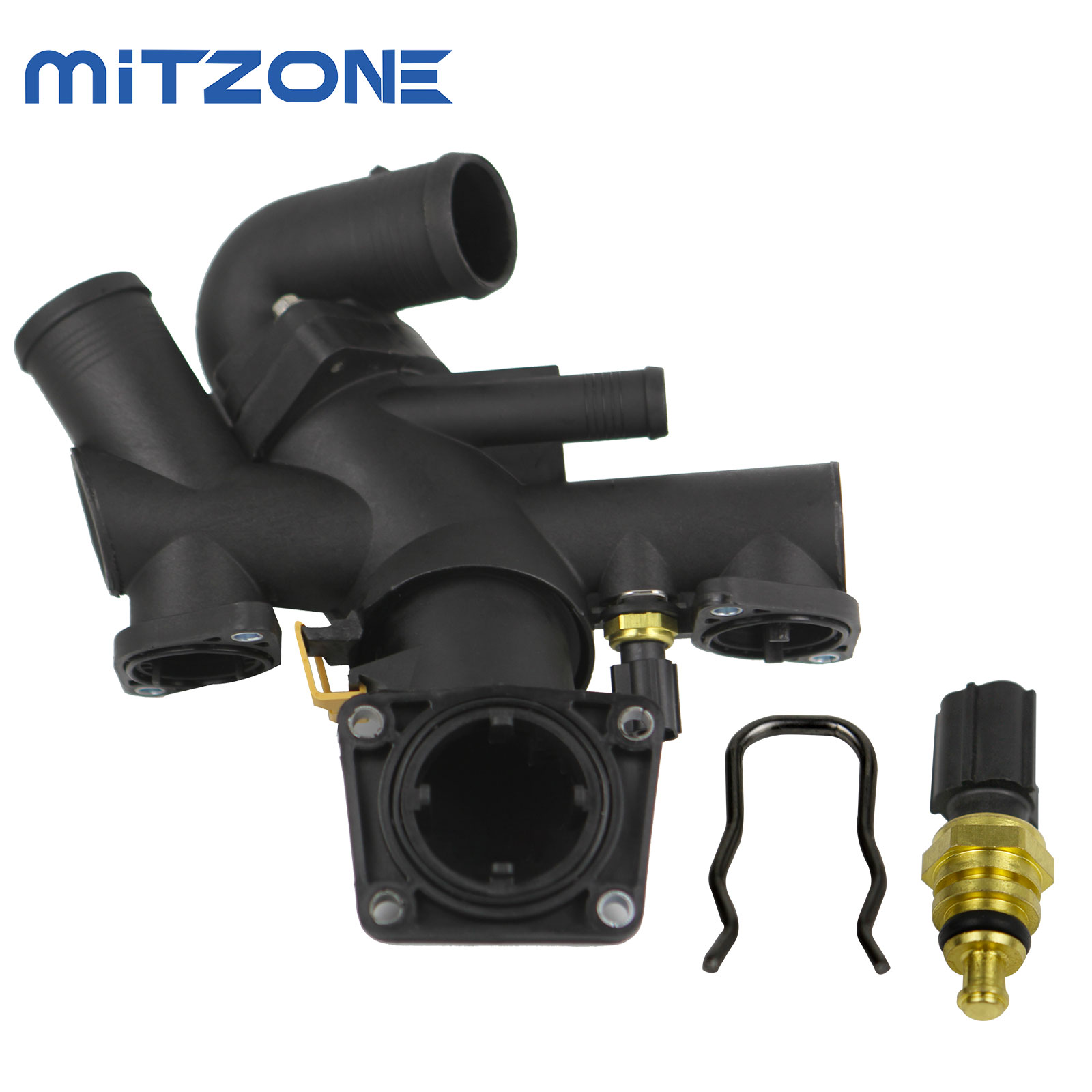 MITZONE Coolant Thermostat Housing for 2003-2010 Jaguar 4.2L 5.0L MITZONE Coolant Thermostat Housing for 2003-2010 Jaguar 4.2L 5.0L