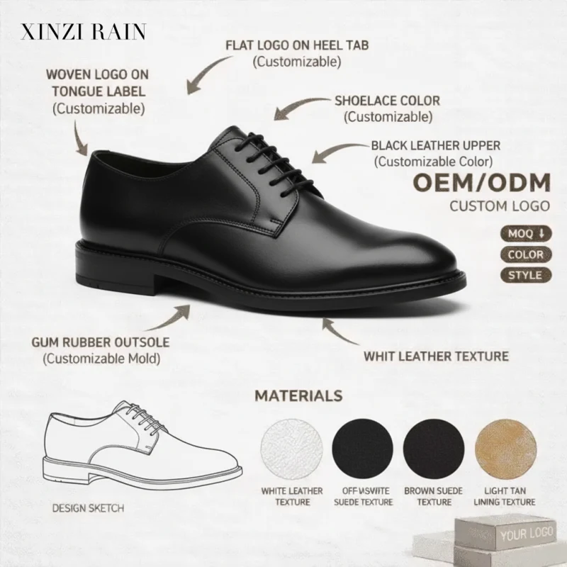 Custom Leather Shoes with Timeless Design and Effortless Comfort