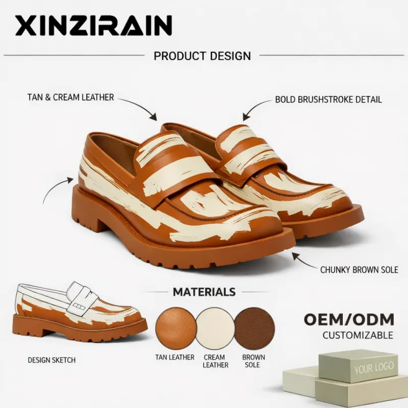 Chunky Leather Loafers Manufacturer