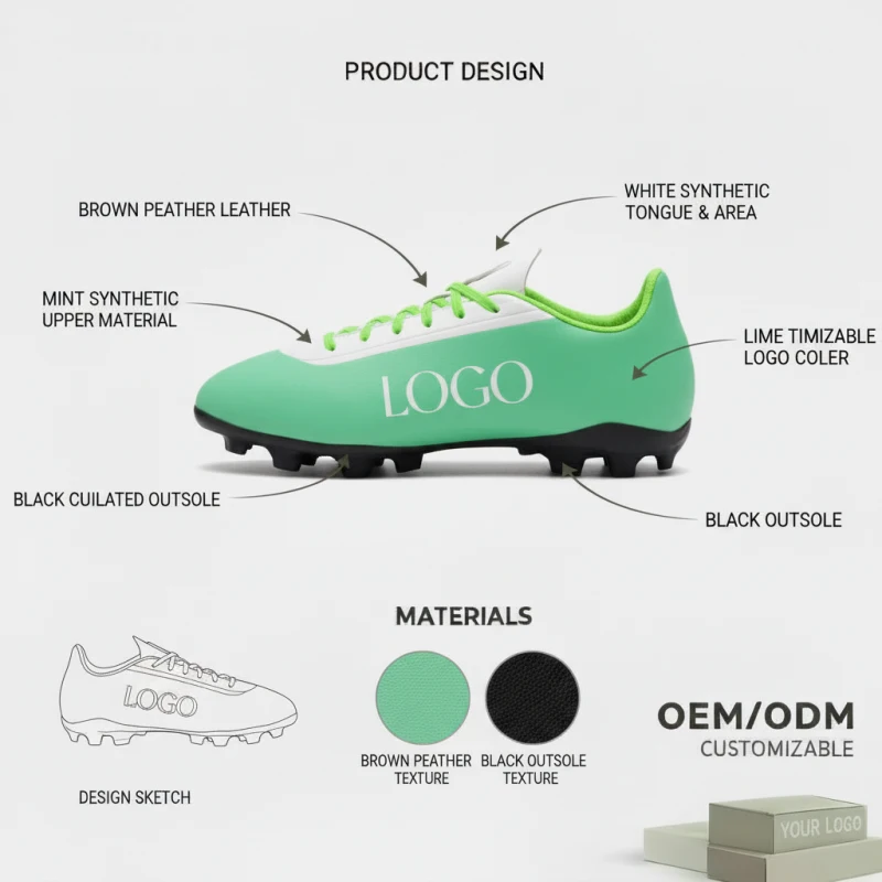 Custom Soccer Shoes Manufacturer | Low-Cut Football Cleats with Logo – XINZIRAIN