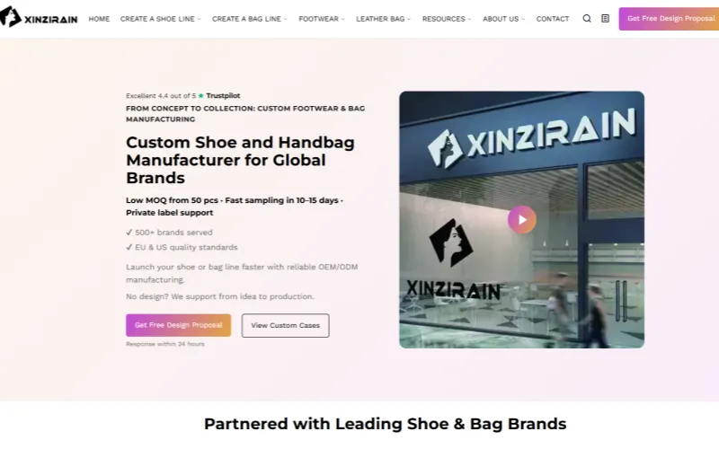Custom Shoe and HandbagManufacturer for GlobalBrands - XINZIRAIN.webp