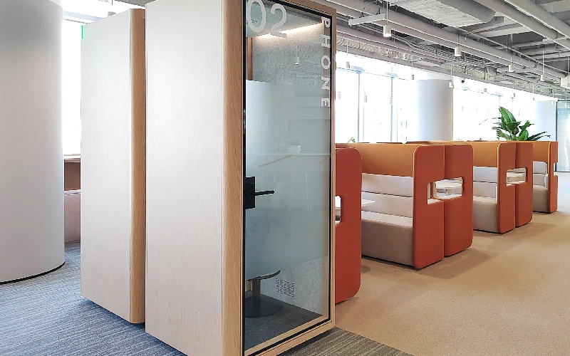 Office phone booth for privacy