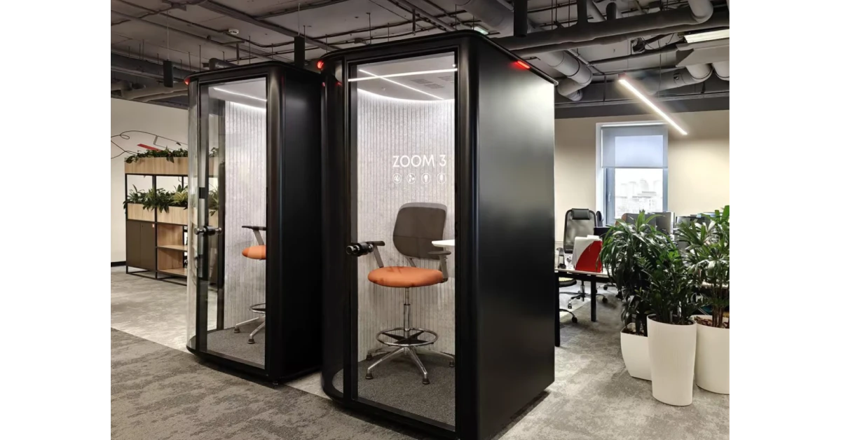 How Office Pods Create Quiet, Productive Workspaces in Open Offices