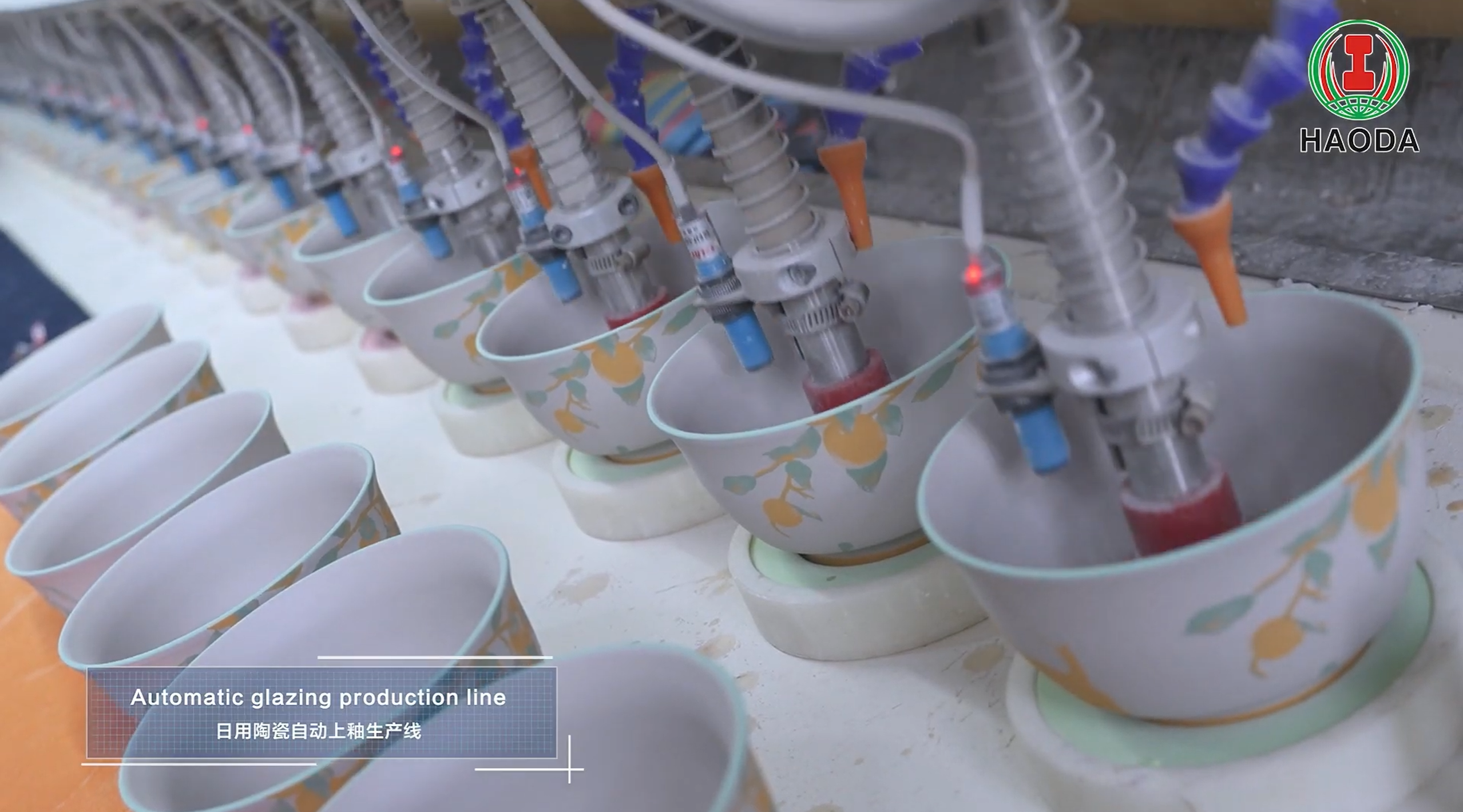 ceramic tableware production line