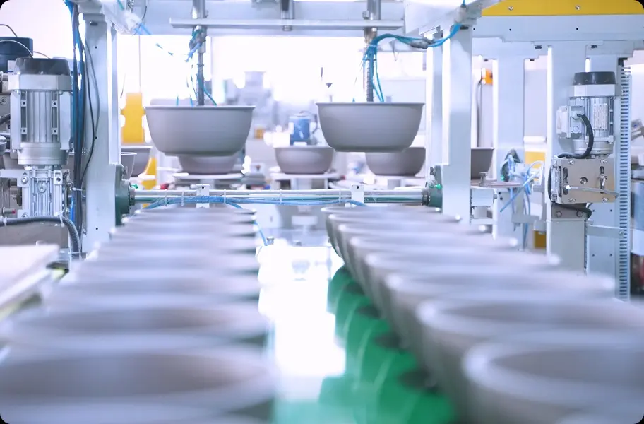 ceramic tableware production line