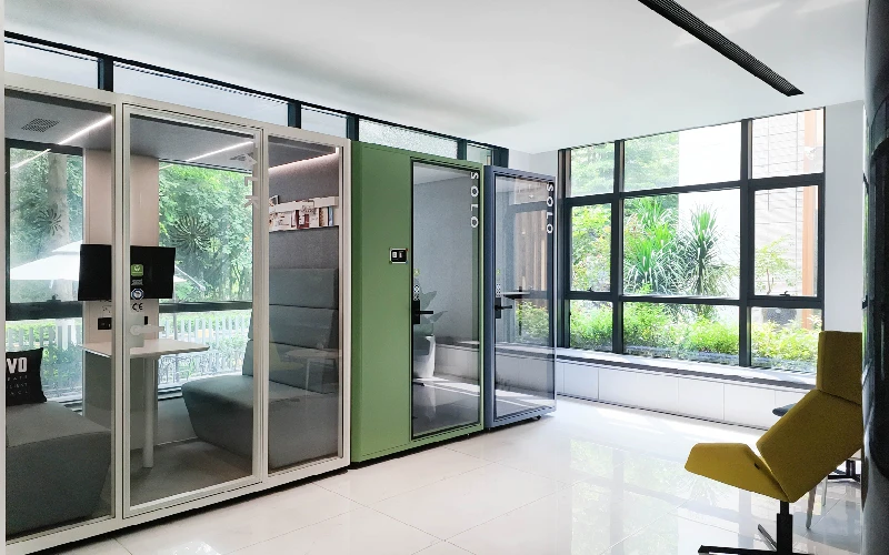 Acoustic booth for private calls