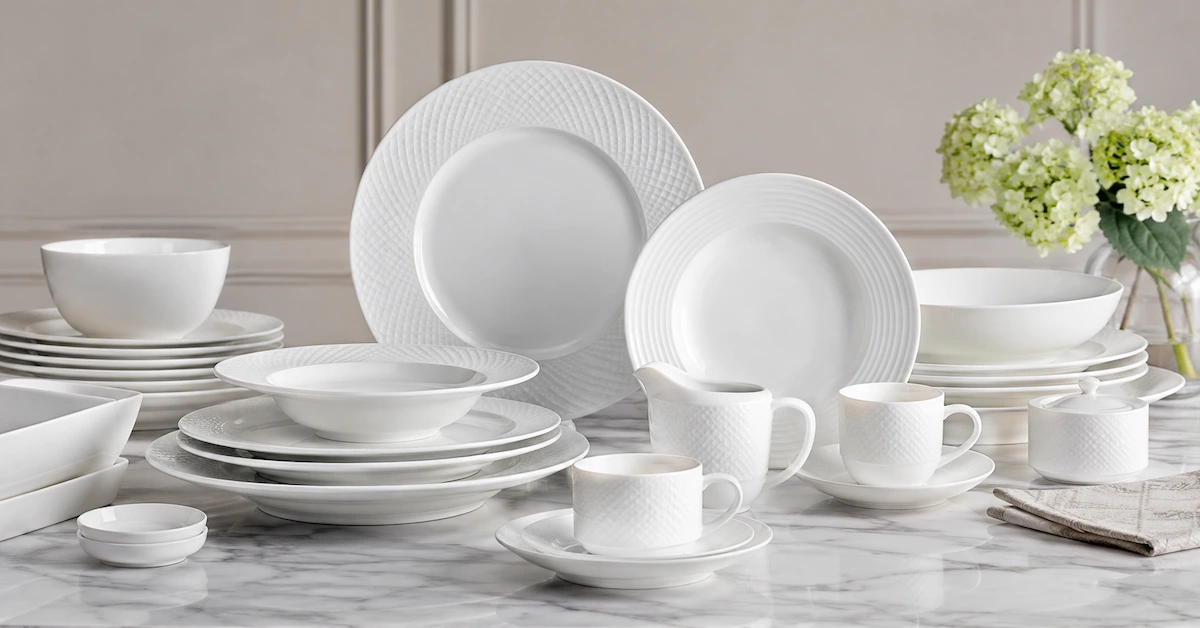 hotel ceramic tableware set