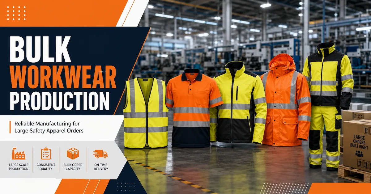 Bulk workwear production display