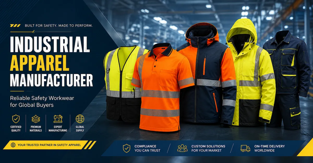 Industrial apparel manufacturer display