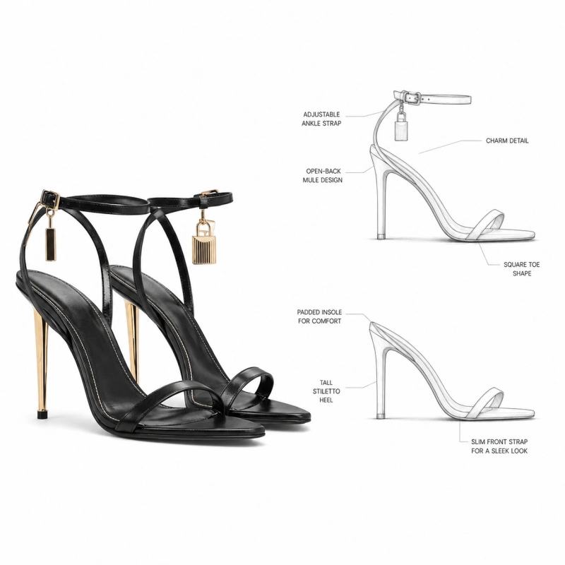 Custom High Heel Sandals Manufacturer | Industrial-Grade OEM for Luxury Stiletto Collections