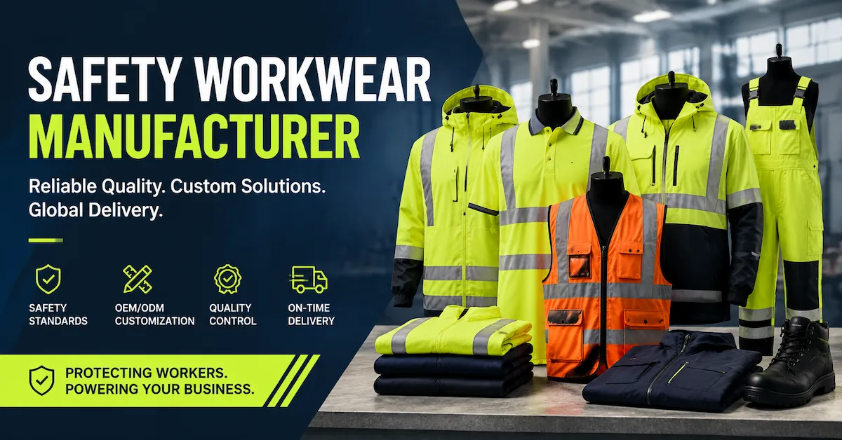 Safety workwear manufacturer display