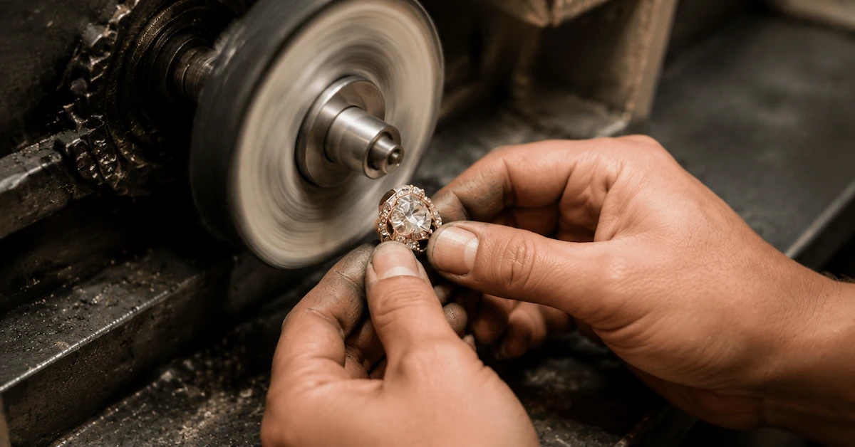 Custom jewelry manufacturing process and craft