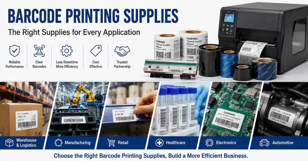 Barcode printing supplies solutions