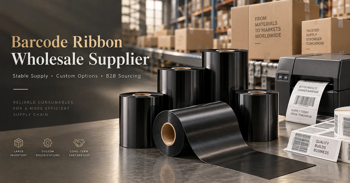 Barcode ribbon wholesale supplier bulk stocks