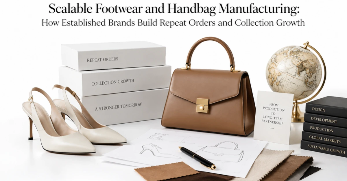 Scalable Footwear and Handbag Manufacturing: How Established Brands Build Repeat Orders and Collection Growth