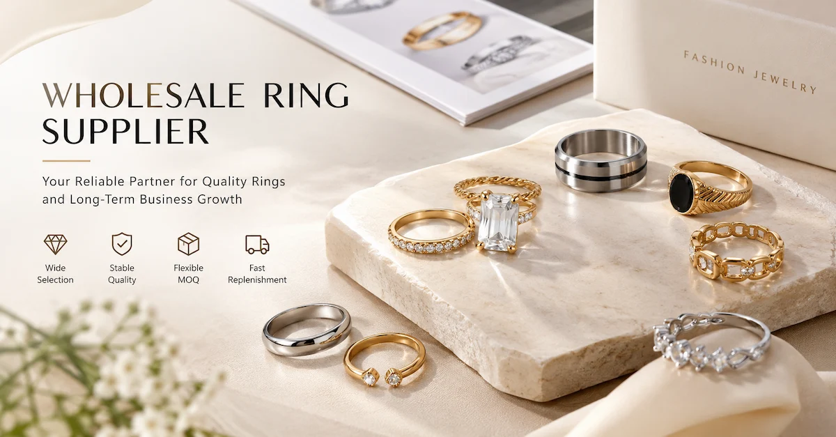 Wholesale Ring Supplier for Retailers and Online Jewelry Stores