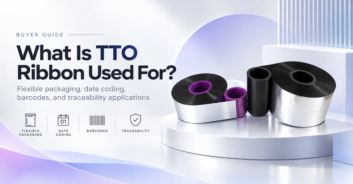 TTO ribbon used for packaging and date coding